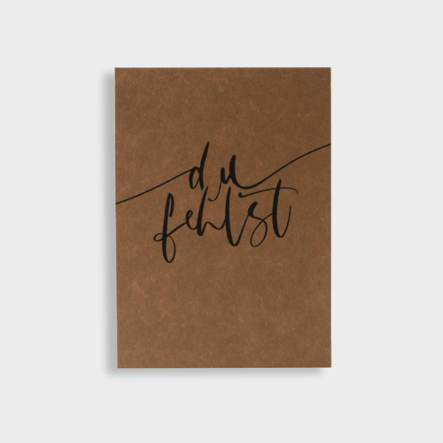 Postkarte "Du fehlst" - mayamond