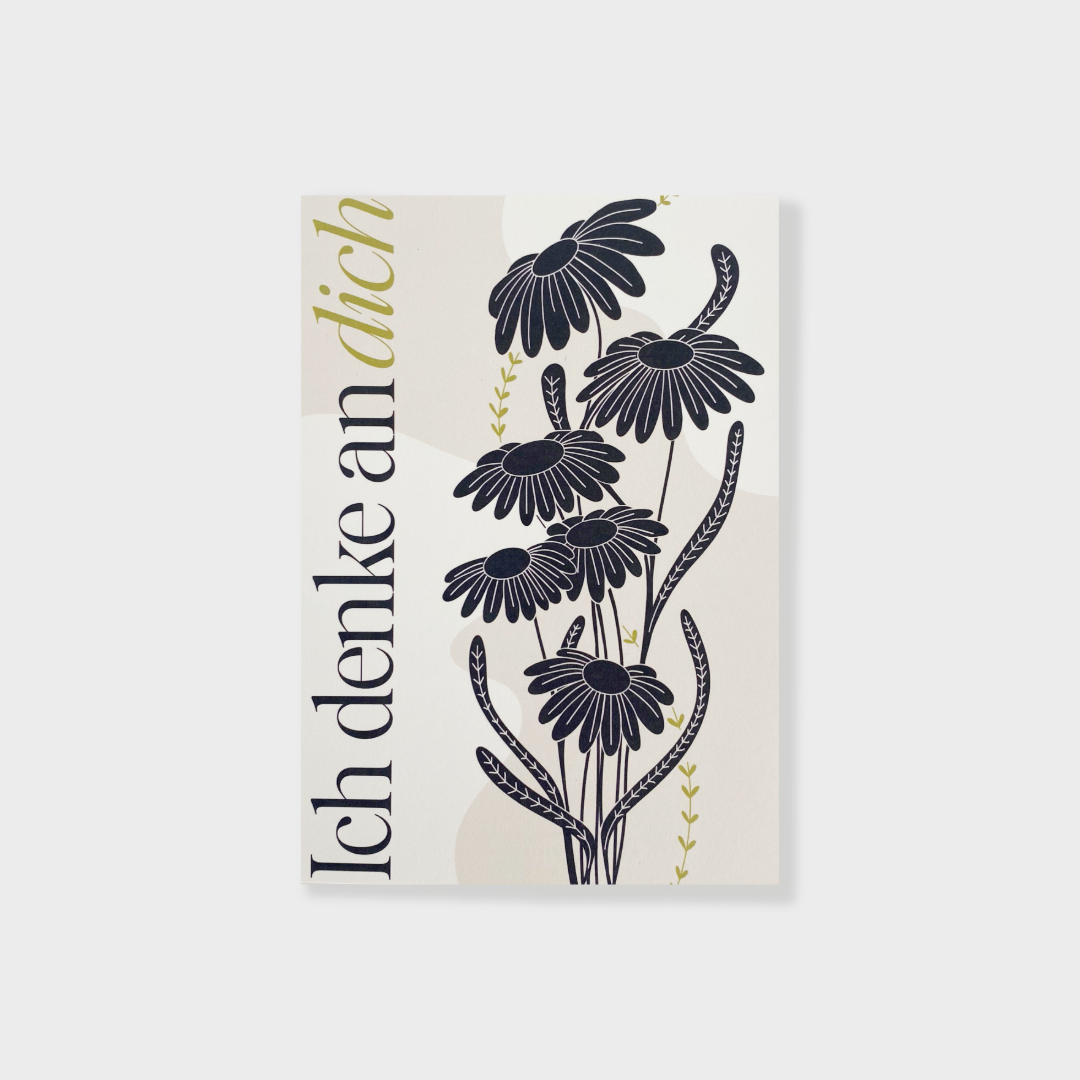 Postkarte Ich denke an dich Mein Shop