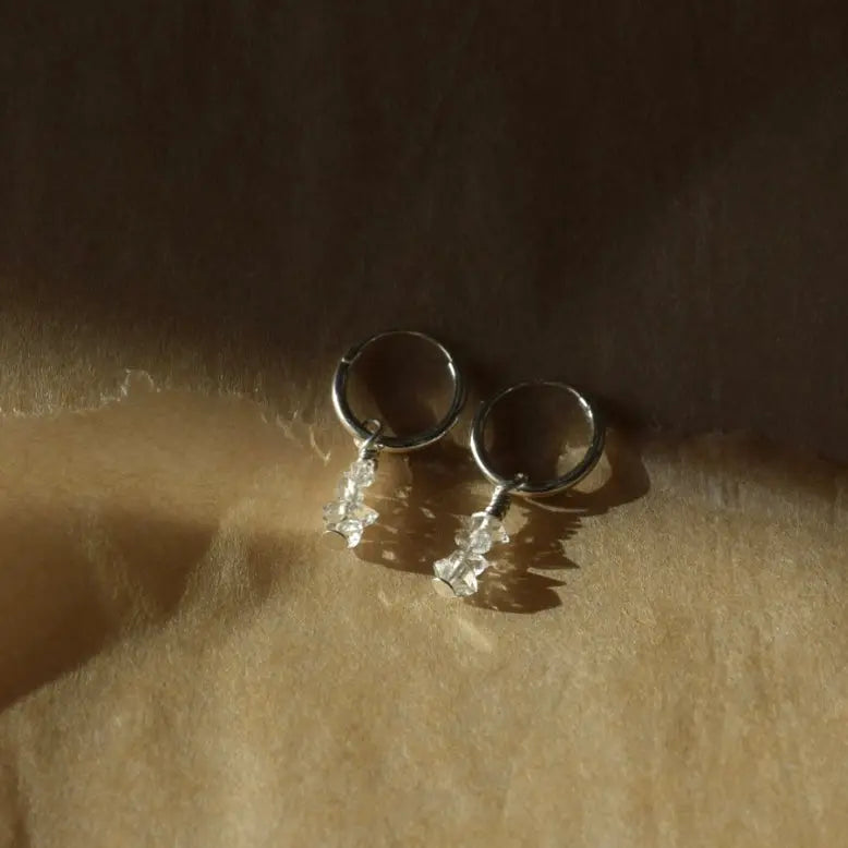 Ohrringe Herkimer 925 Sterling Silber - mayamond