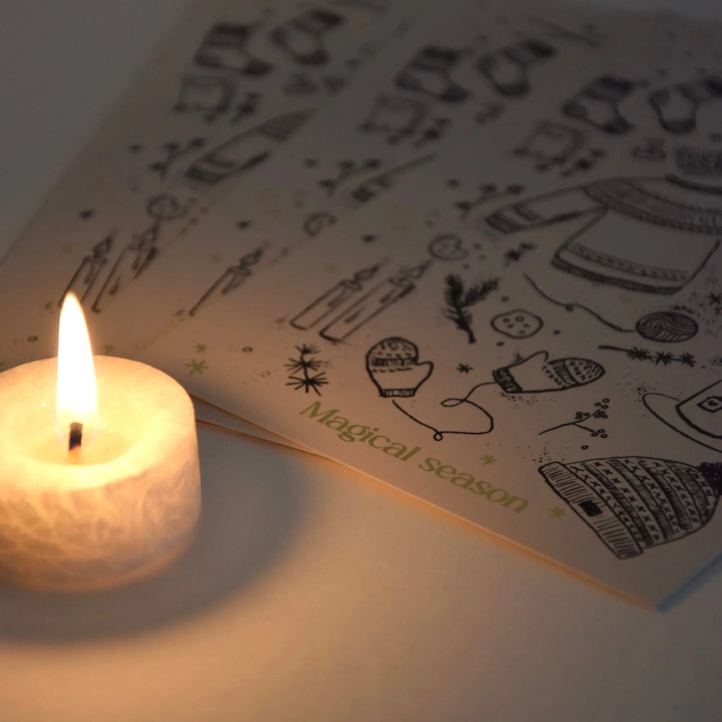 Postkarte „Magical Season" Weihnachtskarte - mayamond