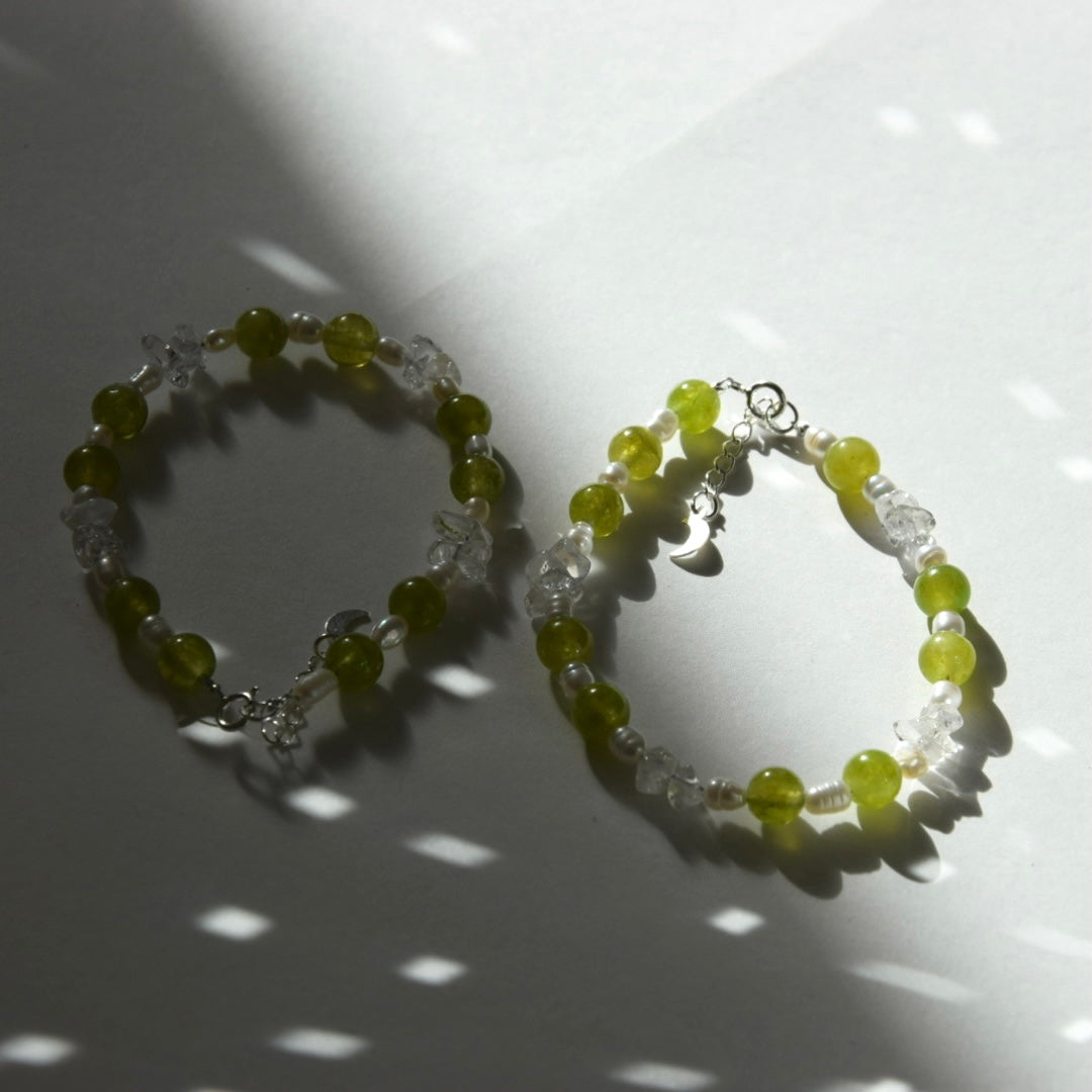 Armband Süßwasserperlen Jade Mein Shop