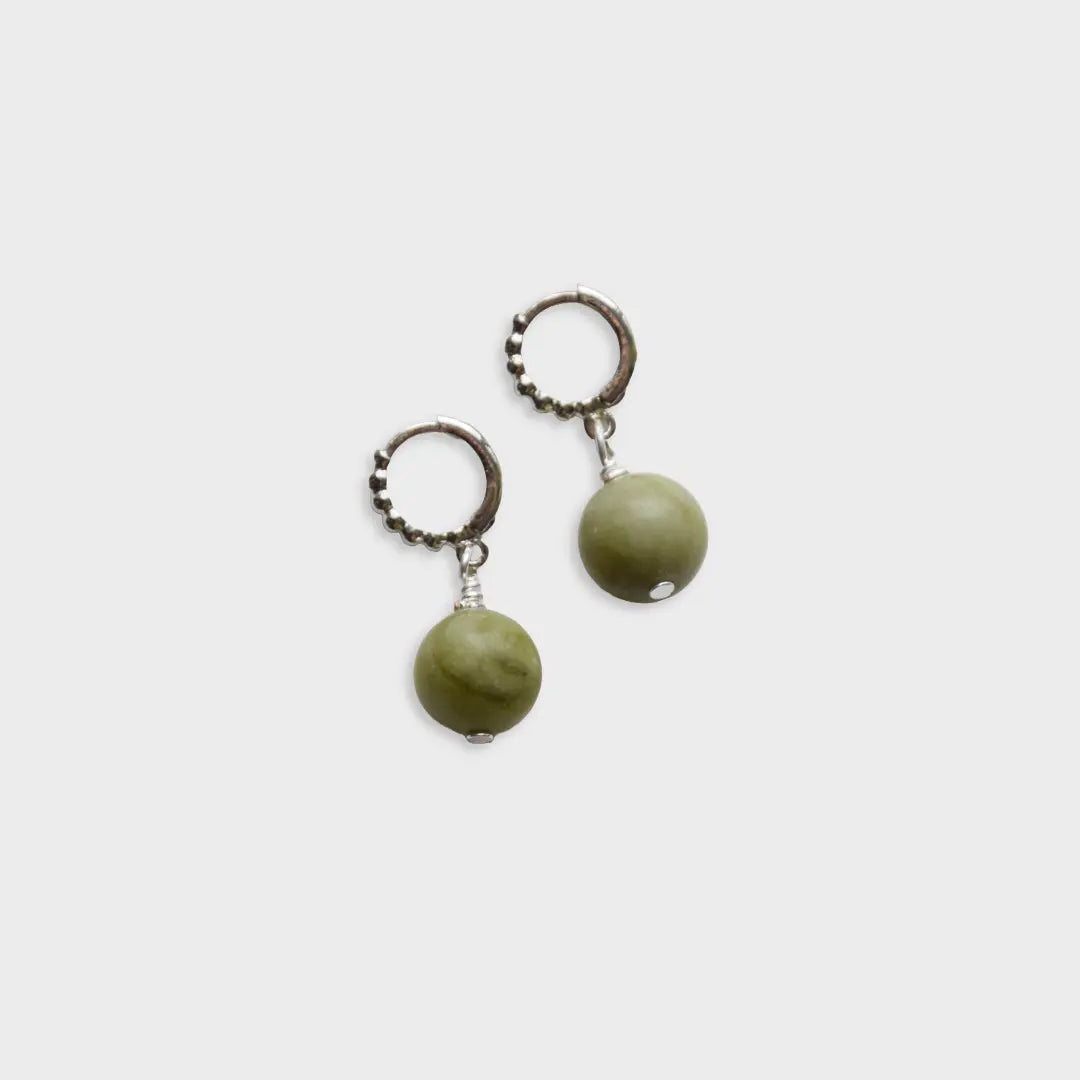 Ohrringe Jade "matcha" Mein Shop