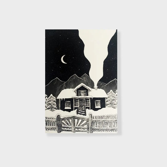 Postkarte Schwedenhaus - mayamond