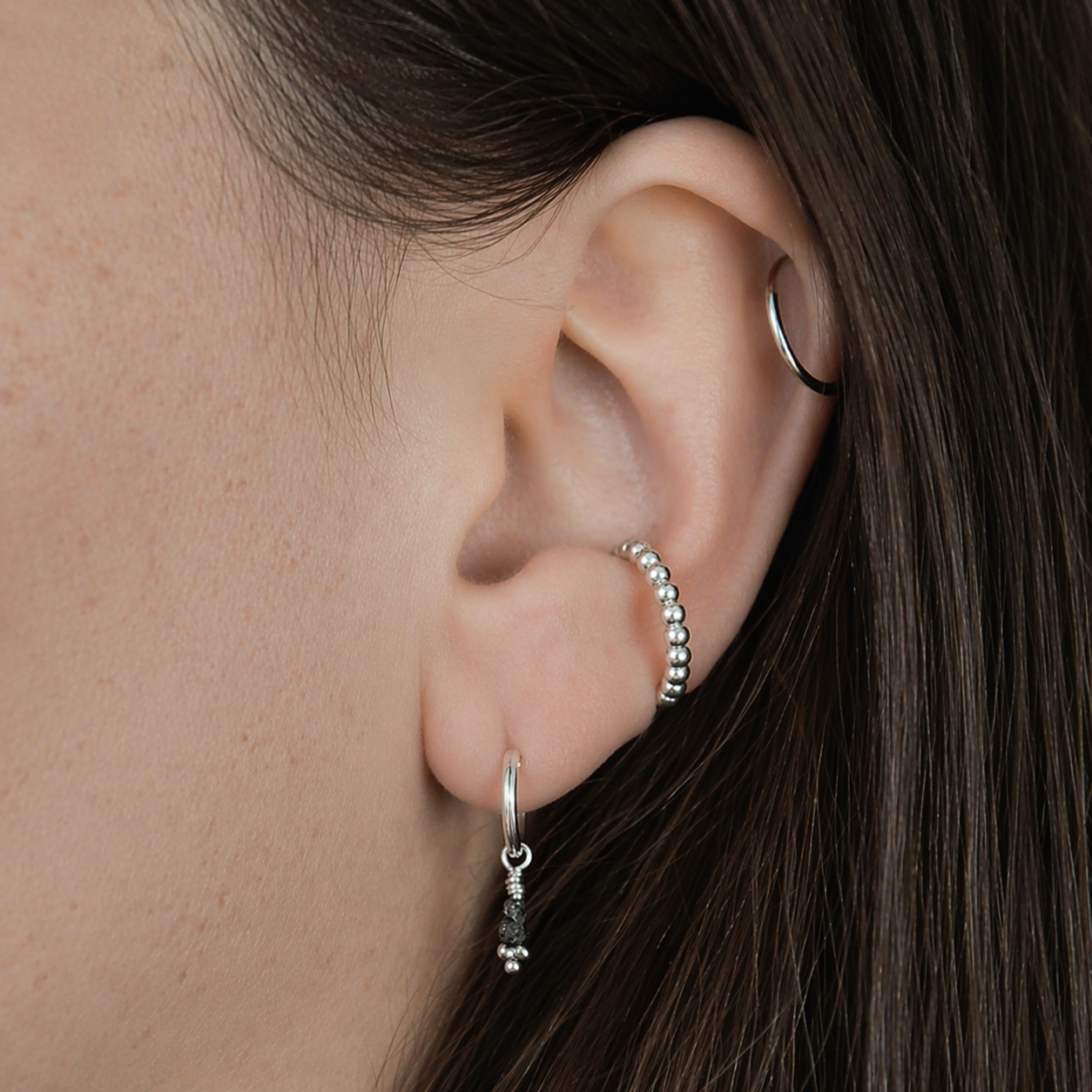 Ohrringe Diamant  925 Sterling Silber