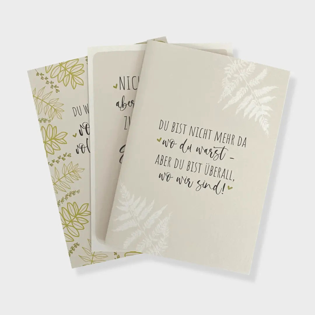 Trauergeschenk Set "im Herzen" Mein Shop