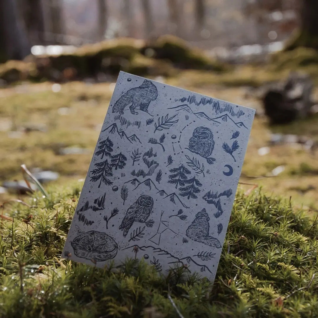 Postkarte "Wald" - mayamond