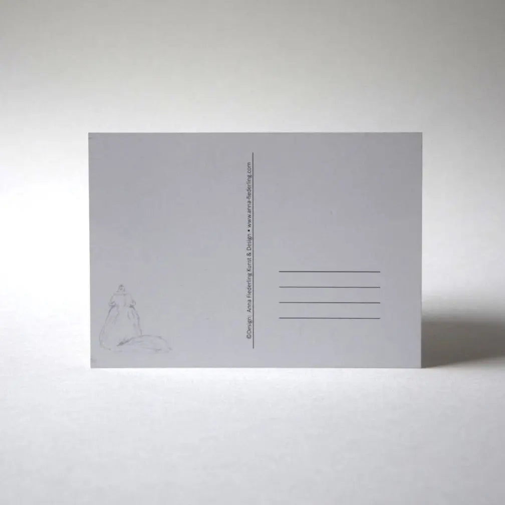Postkarte "Freja mit Fuchs" - mayamond