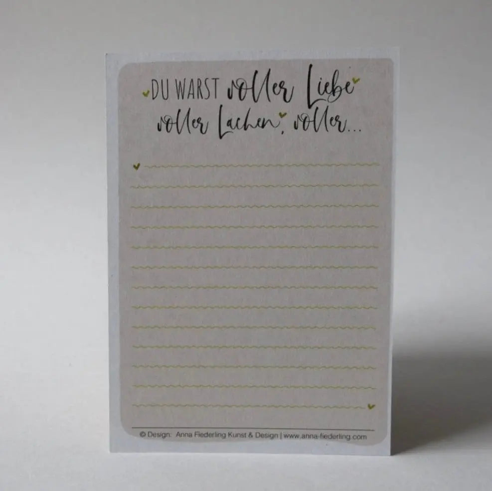 Postkarte „im Herzen" Mein Shop