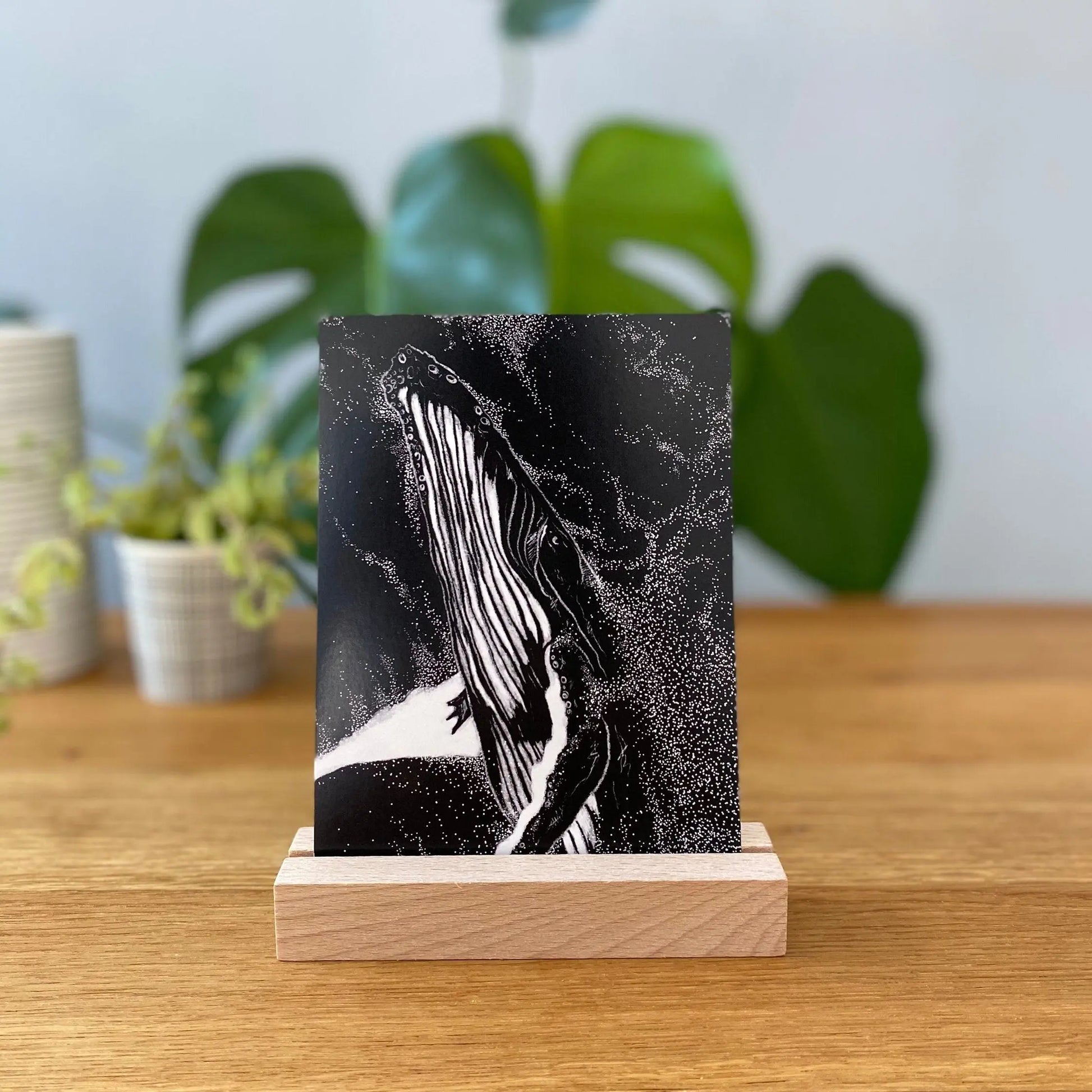 Postkarte "Wal auftauchend" - mayamond