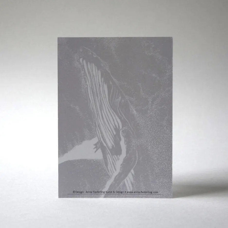 Postkarte "Wal auftauchend" - mayamond