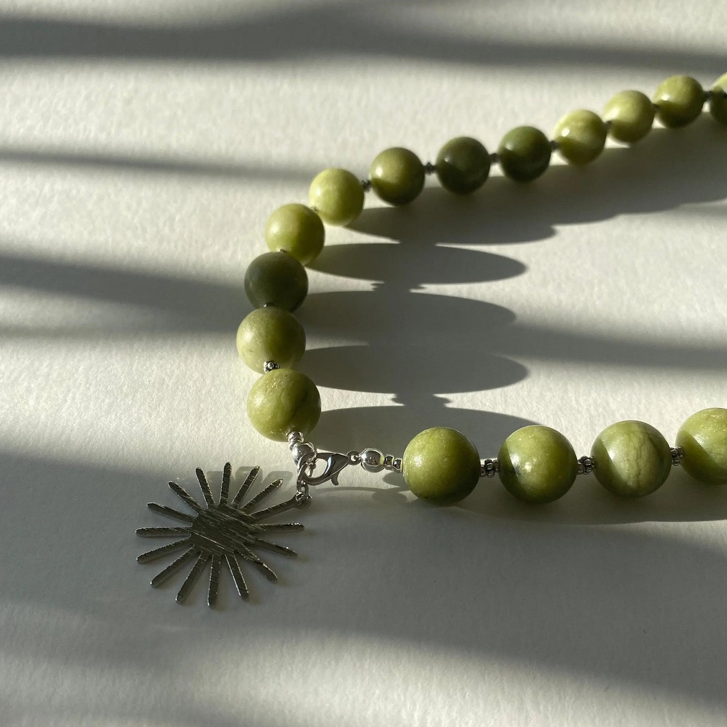 Halskette Jade „Soleil“ Mein Shop