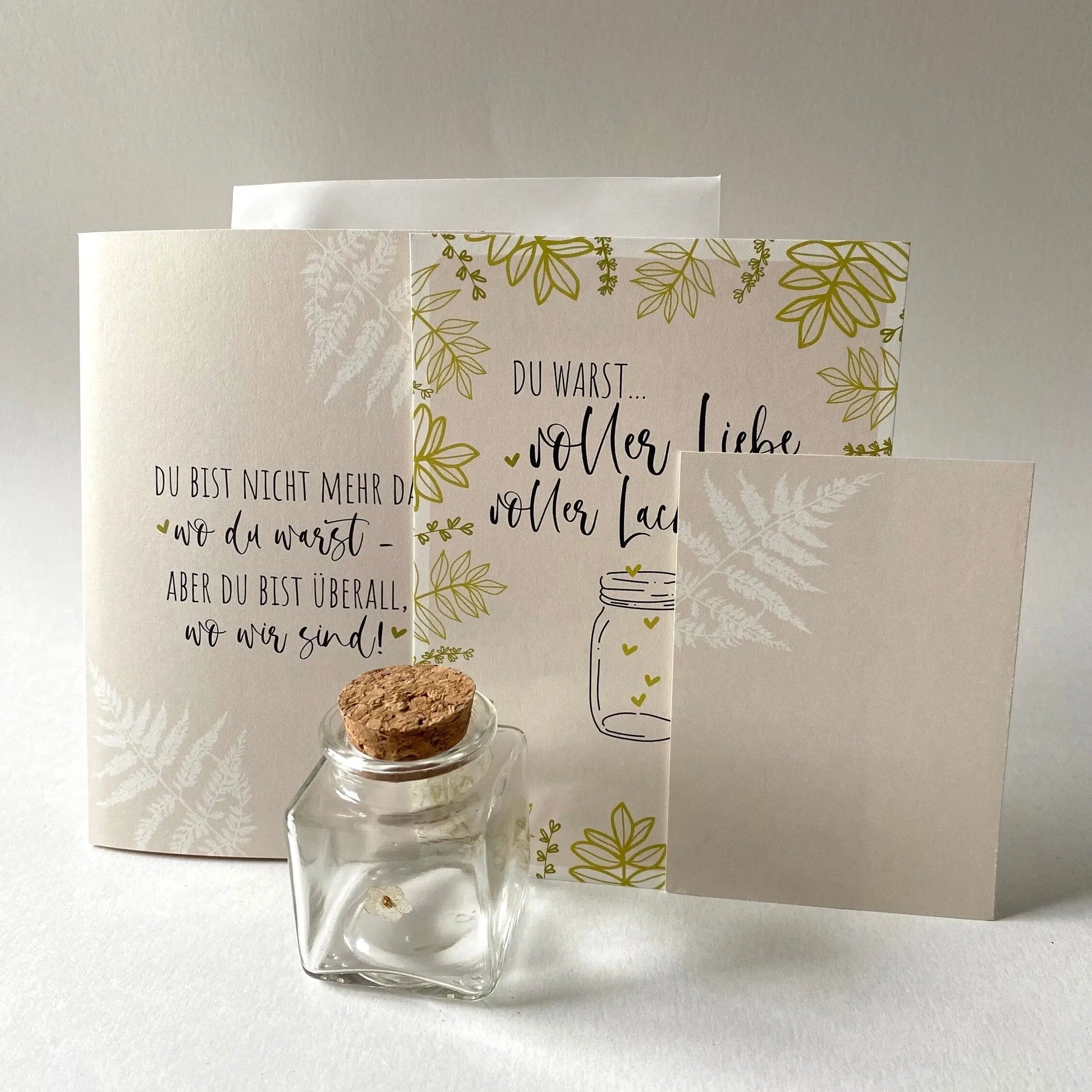 Trauergeschenk Set "12 Erinnerungen" Mein Shop