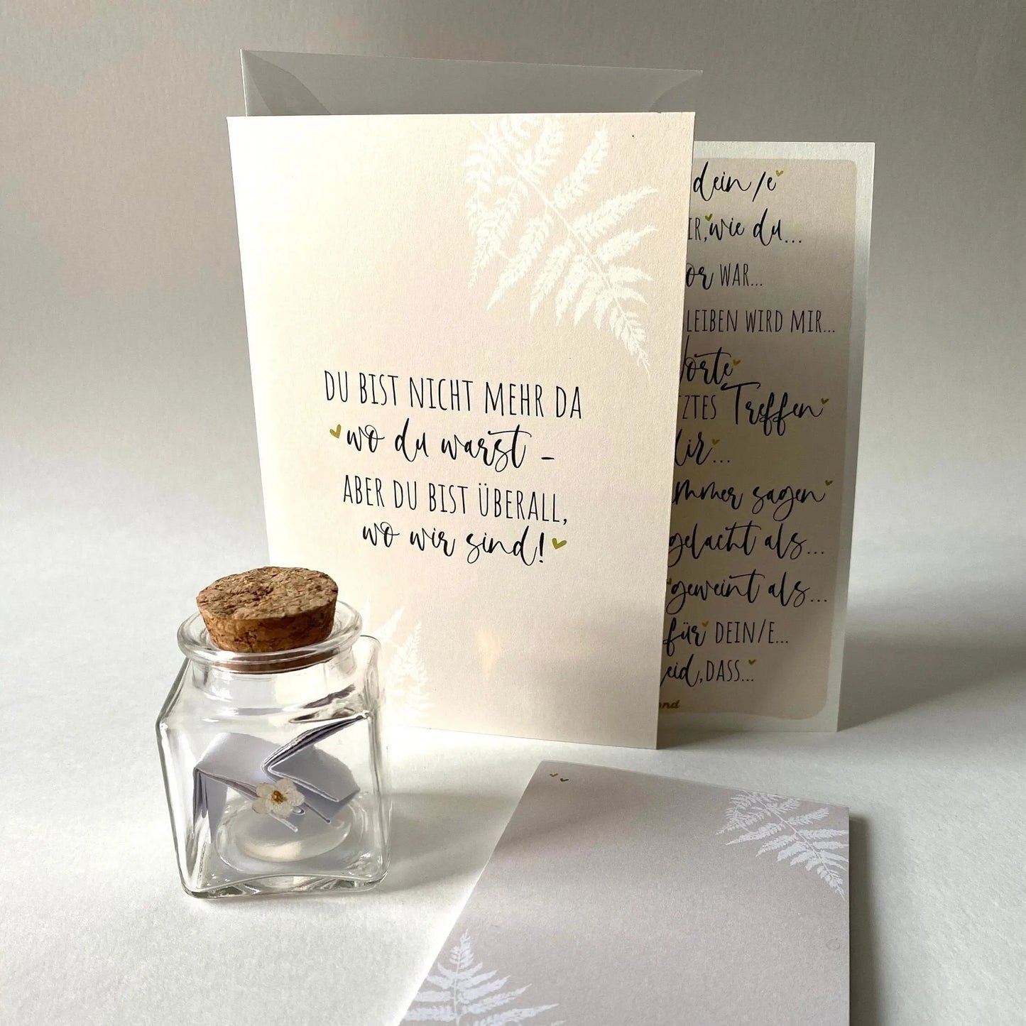 Trauergeschenk Set "12 Erinnerungen" Mein Shop