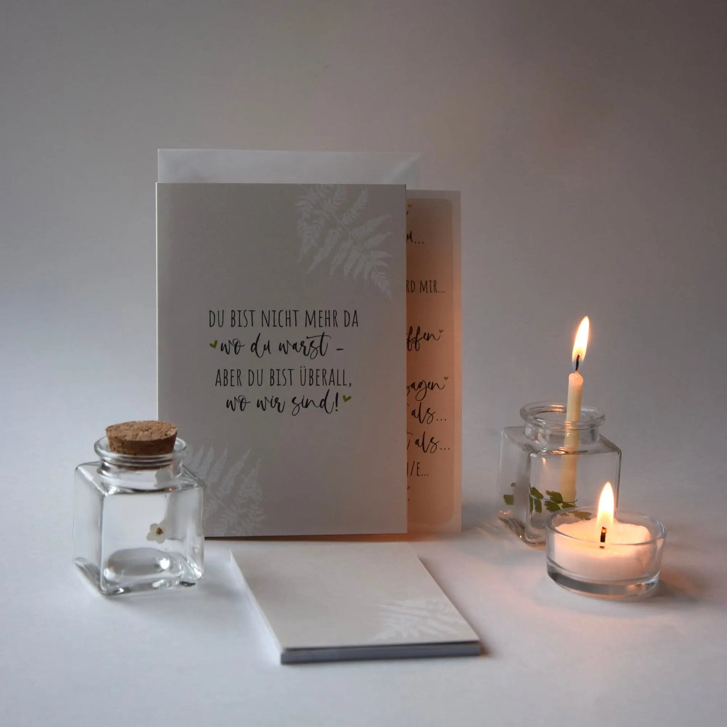 Trauergeschenk Set "12 Erinnerungen" Mein Shop